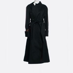 BESFXXK Classic Black Long Trench Coat